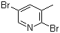 structure of CAS# 3430-18-0, 2,5-二溴-3-甲基吡啶