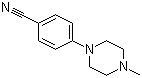 structure of CAS# 34334-28-6, 4-(4-Methylpiperazino)benzonitrile