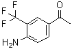 structure of CAS# 343564-14-7, 1-[4-氨基-3-(三氟甲基)苯基]-1-乙酮