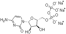 structure of CAS# 34393-59-4, 胞苷-5'-二磷酸三钠盐