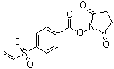 structure of CAS# 343934-41-8, 1-[[4-(乙烯基磺酰基)苯甲酰基]氧基]-2,5-吡咯烷二酮