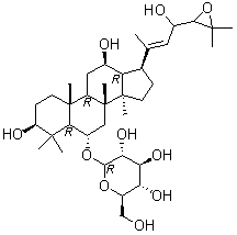 Notoginsenoside T1 molecular structure (CAS 343962-53-8)