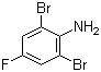 CAS # 344-18-3, 2,6-Dibromo-4-fluoroaniline, 1-Amino-2,6-dibromo-4-fluorobenzene