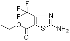 CAS # 344-72-9, Ethyl 2-amino-4-(trifluoromethyl)thiazole-5-carboxylate, NSC 4465, 2-Amino-4-(trifluoromethyl)-5-thiazolecarboxylic acid ethyl ester