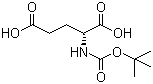structure of CAS# 34404-28-9, N-叔丁氧羰基-D-谷氨酸