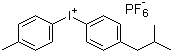 structure of CAS# 344562-80-7, 4-异丁基苯基-4'-甲基苯基碘鎓六氟磷酸盐