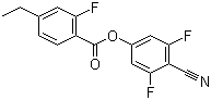 CAS 登录号：344749-29-7, 4-乙基-2-氟苯甲酸 4-氰基-3,5-二氟苯酯
