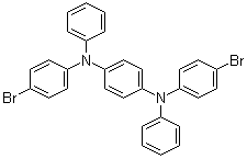structure of CAS# 344782-48-5, N,N'-Diphenyl-N,N'-bis(4-bromophenyl)biphenyl-4,4'-diamine