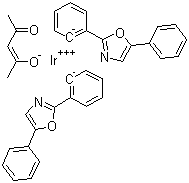 CAS # 344796-05-0, Bis(2,5-diphenyloxazole-C2,N')(acetylacetonato)iridium(III)
