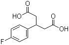 CAS # 3449-63-6, 3-(4-Fluorophenyl)glutaric acid