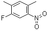 structure of CAS# 345-22-2, 1-Fluoro-2,4-dimethyl-5-nitrobenzene