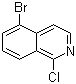 5-溴-1-氯异喹啉分子结构 (CAS 34551-41-2)