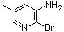 structure of CAS# 34552-14-2, 3-Amino-2-bromo-5-methylpyridine