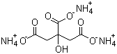 CAS # 3458-72-8, Triammonium citrate, 2-Hydroxy-1,2,3-propanetricarboxylic acid triammonium salt