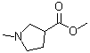 structure of CAS# 34616-29-0, N-甲基吡咯烷-3-羧酸甲酯