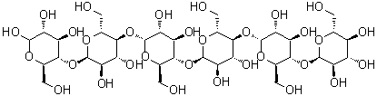 structure of CAS# 34620-77-4, 麦芽六糖