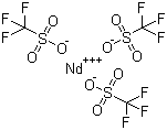 structure of CAS# 34622-08-7, Neodymium(III) trifluoromethanesulfonate