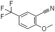 structure of CAS# 34636-92-5, 2-甲氧基-5-(三氟甲基)苯腈