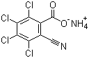 CAS # 34643-39-5, 3,4,5,6-Tetrachloro-2-cyanobenzoic acid ammonium salt