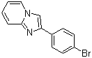 structure of CAS# 34658-66-7, 2-(4-溴苯基)咪唑并[1,2-a]吡啶