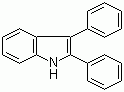 structure of CAS# 3469-20-3, 2,3-Diphenylindole