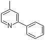 structure of CAS# 3475-21-6, 4-甲基-2-苯基吡啶