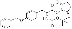 structure of CAS# 34805-19-1, Boc-O-苄基-L-酪氨酸羟基琥珀酸亚氨酯