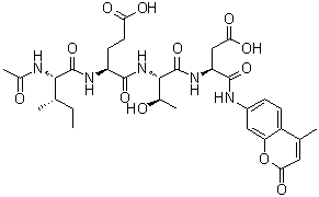 CAS # 348079-17-4, N-Acetyl-L-isoleucyl-L-alpha-glutamyl-L-threonyl-N-(4-methyl-2-oxo-2H-1-benzopyran-7-yl)-L-alpha-asparagine