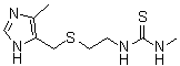 甲硫米特分子结构 (CAS 34839-70-8)