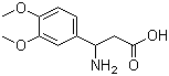 CAS 登录号：34841-09-3, 3-氨基-3-(3,4-二甲氧基苯基)丙酸