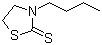 CAS # 3485-02-7, 3-Butyl-2-thiazolidinethione, NSC 203370