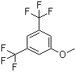 3,5-Bis(trifluoromethyl)anisole molecular structure (CAS 349-60-0)