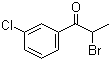 structure of CAS# 34911-51-8, 2-溴-3'-氯苯丙酮