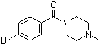 structure of CAS# 349395-87-5, 1-(4-溴苯甲酰基)-4-甲基哌嗪
