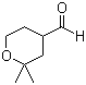structure of CAS# 34941-21-4, 2,2-二甲基四氢吡喃-4-甲醛