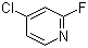 4-氯-2-氟吡啶分子结构 (CAS 34941-92-9)