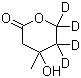 CAS 登录号：349553-98-6, DL-甲瓦龙酸内酯-4,4,5,5-D4