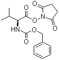 structure of CAS# 3496-11-5, N-苄氧羰基-L-缬氨酸琥珀酰亚胺酯