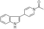 CAS 登录号：34981-12-9, 3-(1-乙酰基-1,4-二氢吡啶-4-基)-1H-吲哚