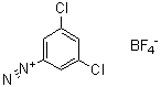 structure of CAS# 350-67-4, 3,5-二氯苯基重氮四氟硼酸盐