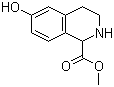 structure of CAS# 350014-18-5, 1,2,3,4-Tetrahydro-6-hydroxy-1-isoquinolinecarboxylic acid methyl ester