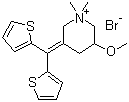 structure of CAS# 35035-05-3, 噻哌溴铵