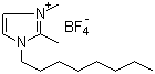 structure of CAS# 350493-10-6, 1-Octyl-2,3-dimethyl-1H-imidazolium tetrafluoroborate