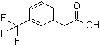 间三氟甲基苯乙酸分子结构 (CAS 351-35-9)
