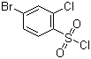 structure of CAS# 351003-52-6, 4-Bromo-2-chlorobenzenesulfonyl chloride