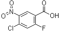 CAS 登录号：35112-05-1, 4-氯-2-氟-5-硝基苯甲酸
