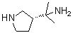 structure of CAS# 351362-84-0, (3R)-alpha,alpha-二甲基-3-吡咯烷甲胺