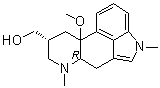 CAS # 35155-28-3, 10alpha-Methoxy-1-methyldihydrolysergol, 1-Methyl-10alpha-methoxydihydrolysergol, 10-Methoxy-1,6-dimethylergoline-8beta-methanol