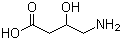 3-羟基-4-氨基丁酸分子结构 (CAS 352-21-6)