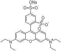 structure of CAS# 3520-42-1, 酸性玫瑰红 B